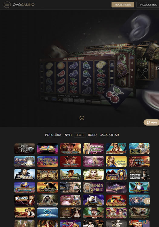 OvoCasino Bakgrundsbild