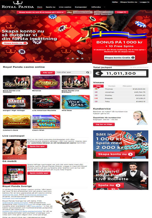 Royal Panda bakgrundsbild