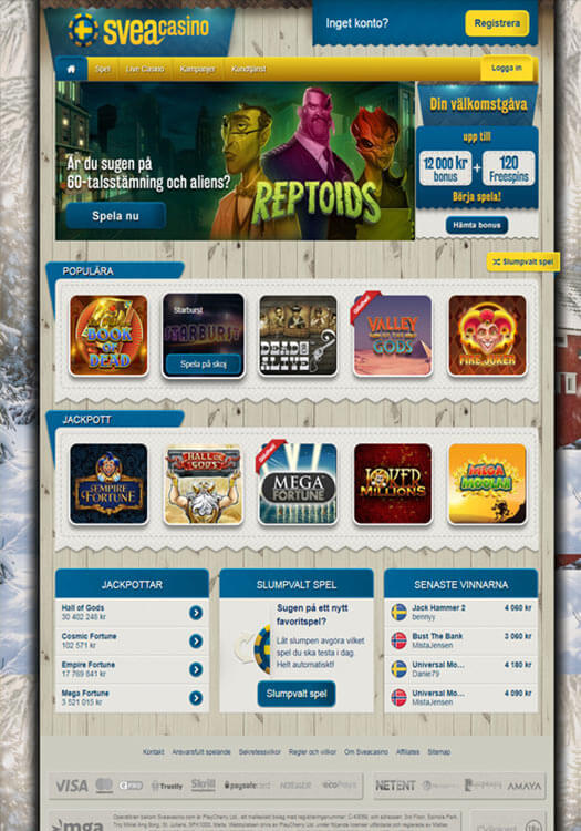 Svea casino bakgrundsbilden